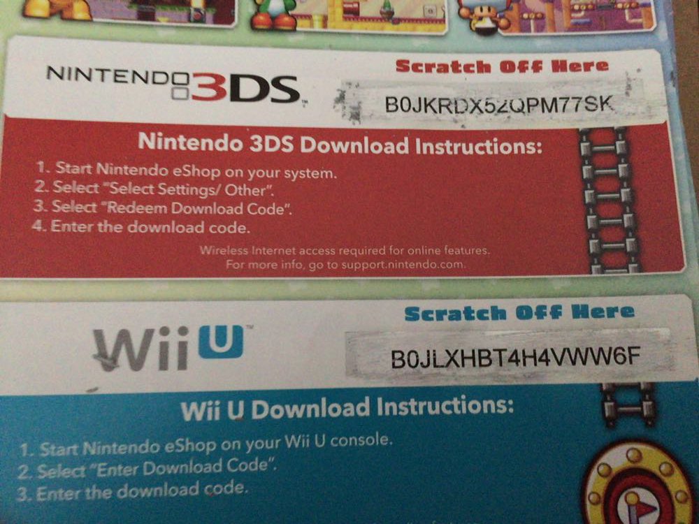 3ds eshop codes not used